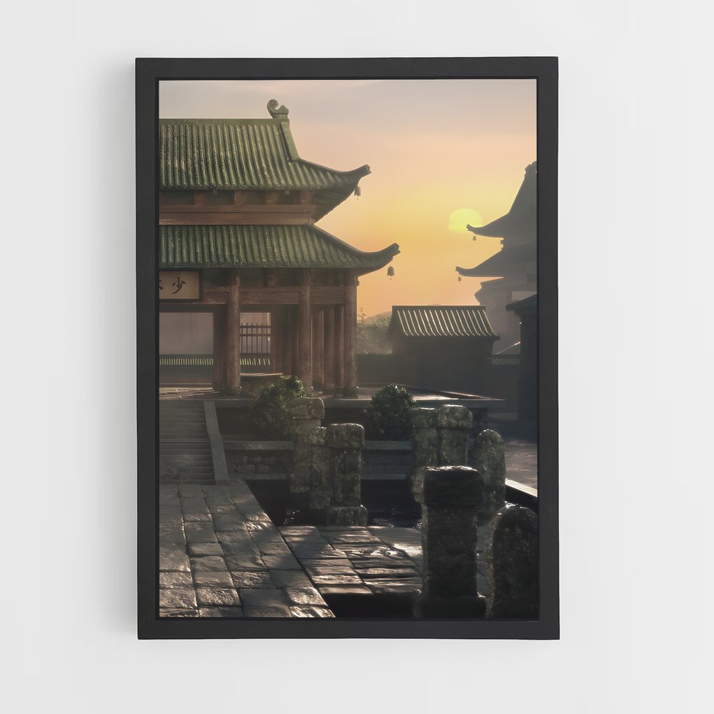 Poster Éclat de Shaolin – affiche Kung Fu (vue 2)